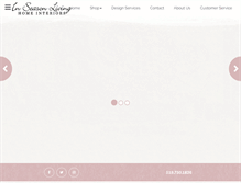 Tablet Screenshot of inseasonliving.com